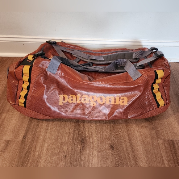 Patagonia Handbags - Patagonia Orange Black Hole Duffel Bag, 70 Liters